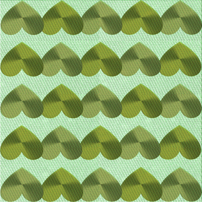 Round Machine Washable Transitional Pastel Green Rug, wshpat3832grn