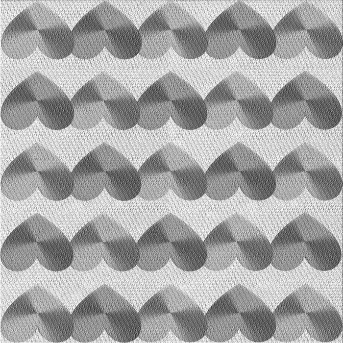 Round Machine Washable Transitional Platinum Gray Rug, wshpat3832gry