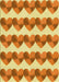 Patterned Orange Red Orange Rug, pat3832yw