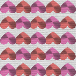 Sideview of Machine Washable Transitional Pink Violet Pink Rug, wshpat3832