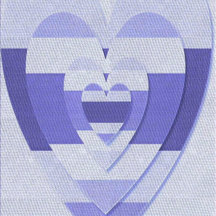 Machine Washable Transitional Blue Rug, wshpat3833blu