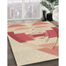 Machine Washable Transitional Golden Blonde Gold Rug in a Family Room, wshpat3833brn