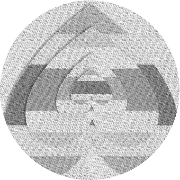 Square Machine Washable Transitional Platinum Gray Rug in a Living Room, wshpat3833gry