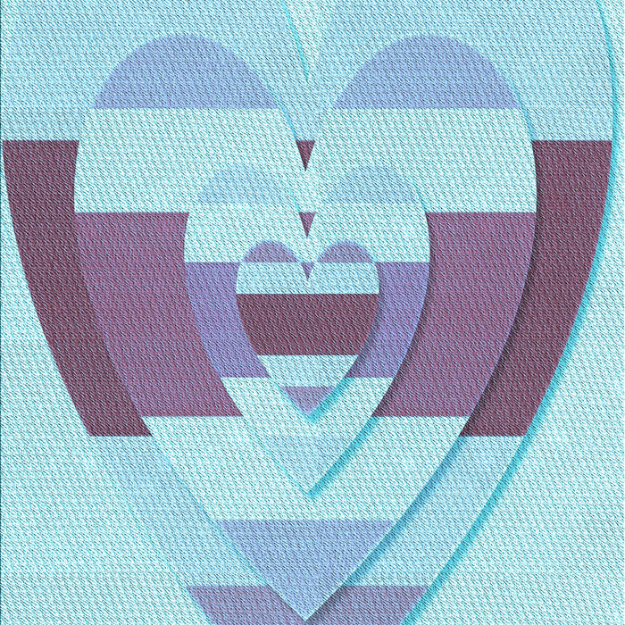 Machine Washable Transitional Light Purple Blue Rug, wshpat3833lblu