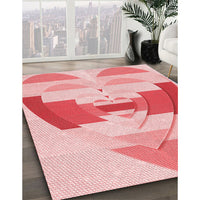 Patterned Pink Rug, pat3833rd