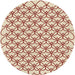 Square Patterned Vanilla Gold Rug, pat3834brn