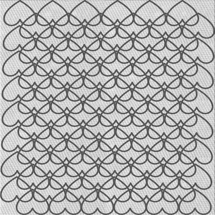 Round Machine Washable Transitional Platinum Gray Rug, wshpat3834gry