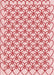 Patterned Red Rug, pat3834rd