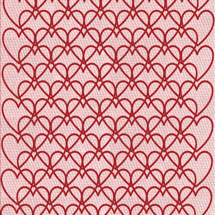 Patterned Red Rug, pat3834rd