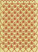 Patterned Orange Rug, pat3834yw