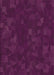 Patterned Dark Raspberry Purple Rug, pat3836brn