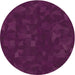 Square Machine Washable Transitional Dark Raspberry Purple Rug in a Living Room, wshpat3836brn