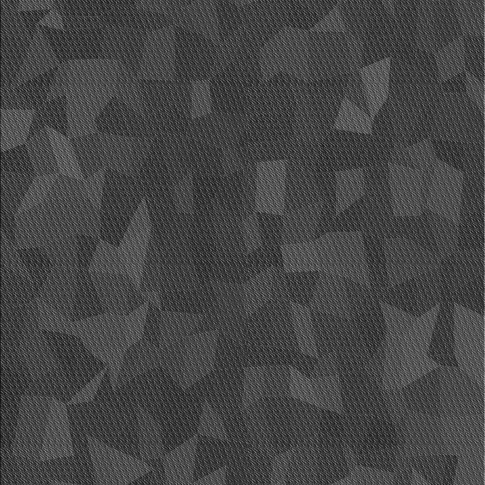 Patterned Charcoal Black Rug, pat3836gry