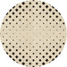 Square Patterned Moccasin Beige Rug, pat3837brn