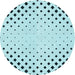 Square Patterned Seafoam Green Rug, pat3837lblu