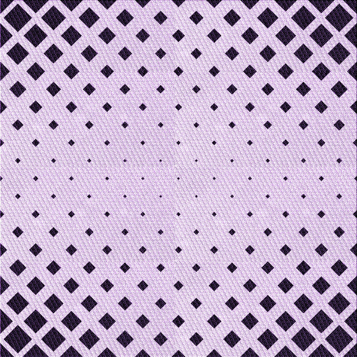 Round Machine Washable Transitional Lilac Purple Rug, wshpat3837pur