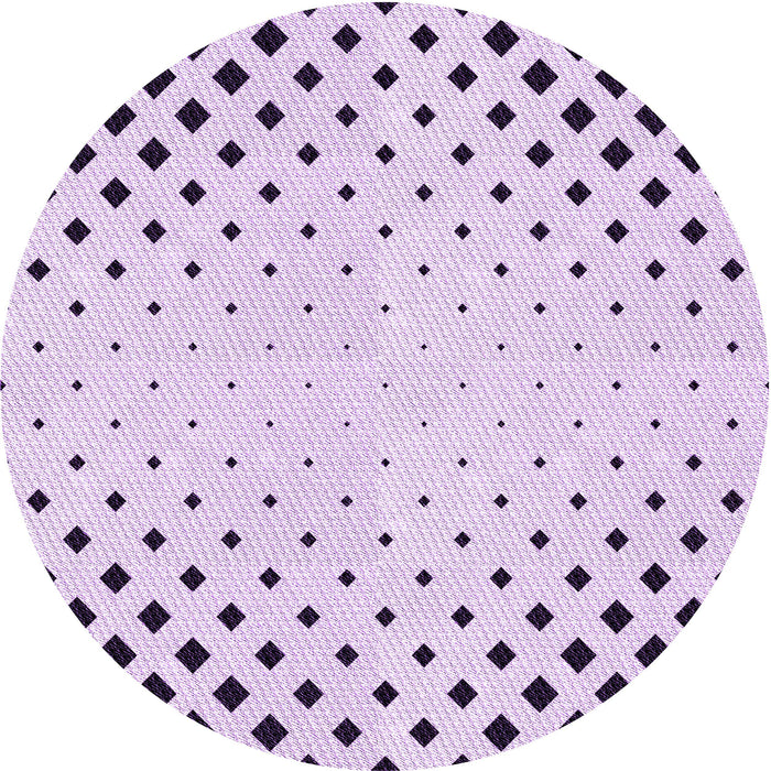 Square Patterned Lilac Purple Rug, pat3837pur