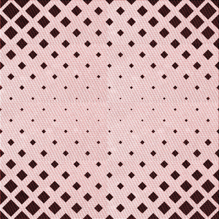 Round Patterned Pink Rug, pat3837rd