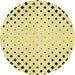 Square Patterned Sun Yellow Rug, pat3837yw