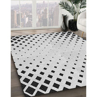 Patterned Off-White Novelty Rug, pat3837