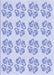 Patterned Lavender Blue Rug, pat3838blu