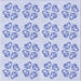 Round Patterned Lavender Blue Rug, pat3838blu