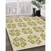 Patterned Golden Blonde Gold Rug in Family Room, pat3838brn