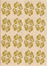 Patterned Golden Blonde Gold Rug, pat3838org