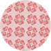 Square Machine Washable Transitional Light Red Pink Rug in a Living Room, wshpat3838rd