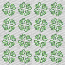 Sideview of Machine Washable Transitional Green Rug, wshpat3838