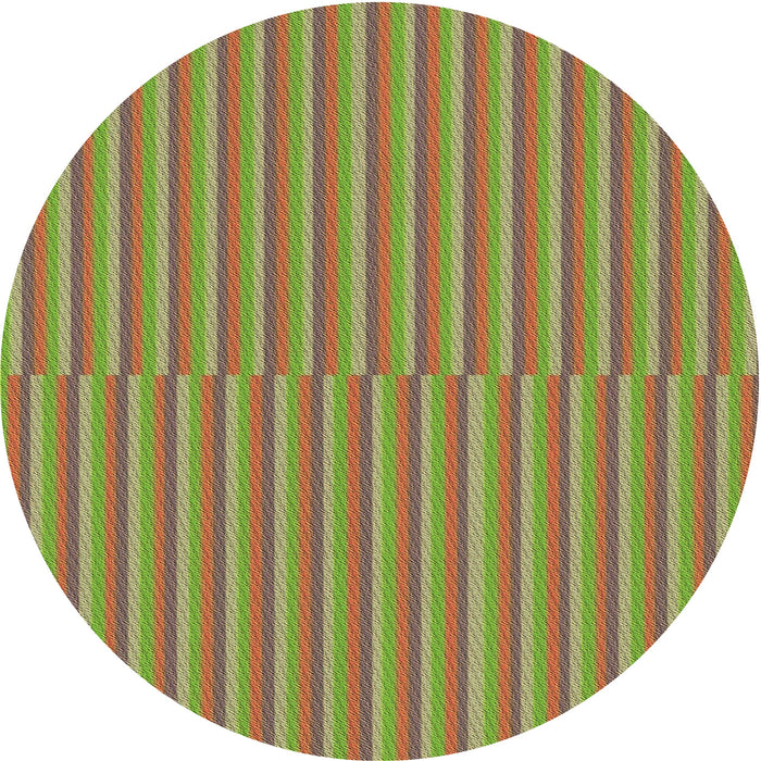 Square Machine Washable Transitional Pistachio Green Rug in a Living Room, wshpat3839brn