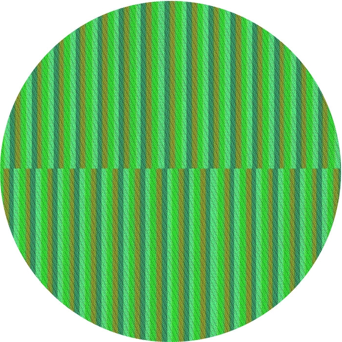Square Machine Washable Transitional Dark Lime Green Rug in a Living Room, wshpat3839grn