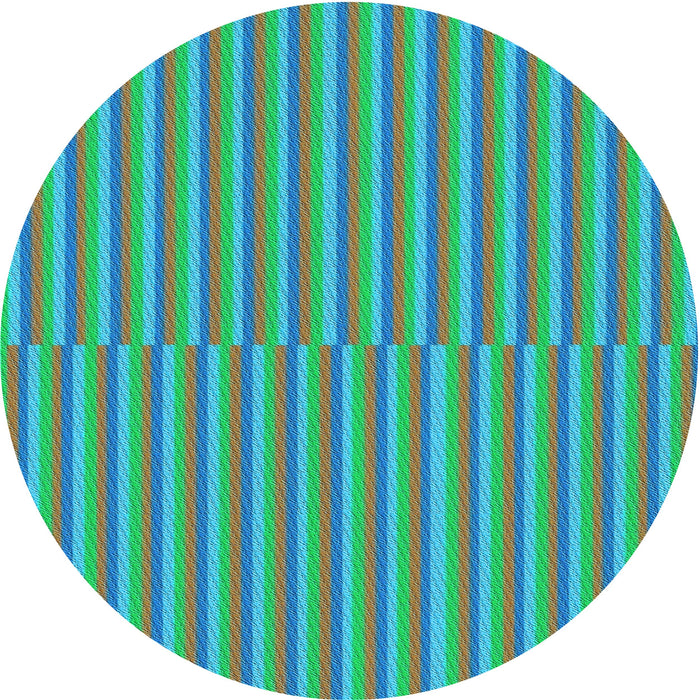 Square Patterned Sea Green Rug, pat3839lblu