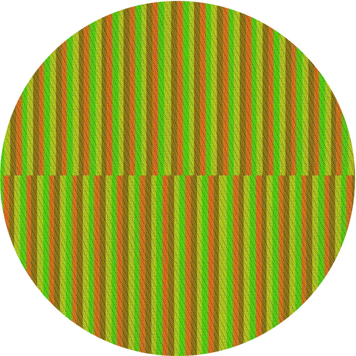 Square Machine Washable Transitional Bright Green Rug in a Living Room, wshpat3839yw