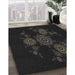 Patterned Gray Novelty Rug in Family Room, pat383