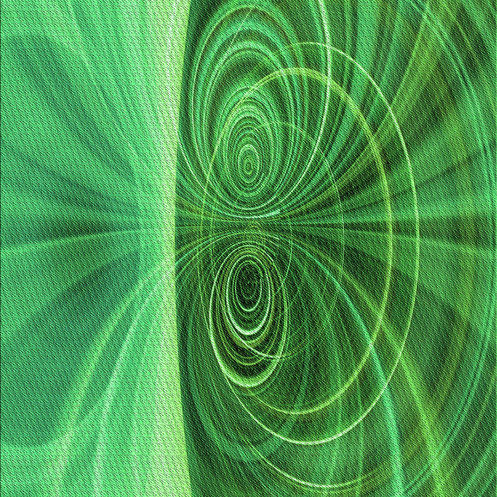 Patterned Green Rug, pat384grn