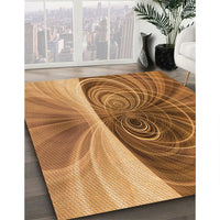 Patterned Orange Rug, pat384org