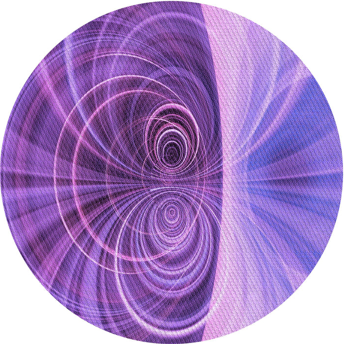 Square Machine Washable Transitional Purple Rug in a Living Room, wshpat384pur