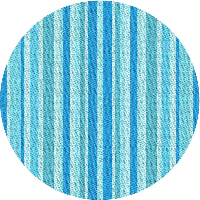 Square Patterned Deep Sky Blue Rug, pat3840lblu