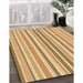 Machine Washable Transitional Yellow Rug in a Family Room, wshpat3840org