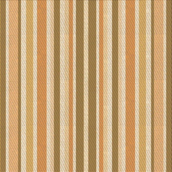 Round Patterned Yellow Rug, pat3840org