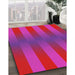 Machine Washable Transitional Crimson Purple Rug in a Family Room, wshpat3841