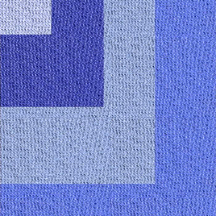 Machine Washable Transitional Sky Blue Rug, wshpat3842blu