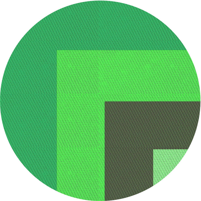 Square Machine Washable Transitional Neon Green Rug in a Living Room, wshpat3842grn