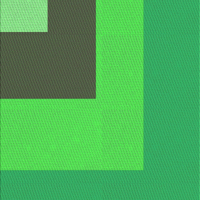 Patterned Neon Green Rug, pat3842grn