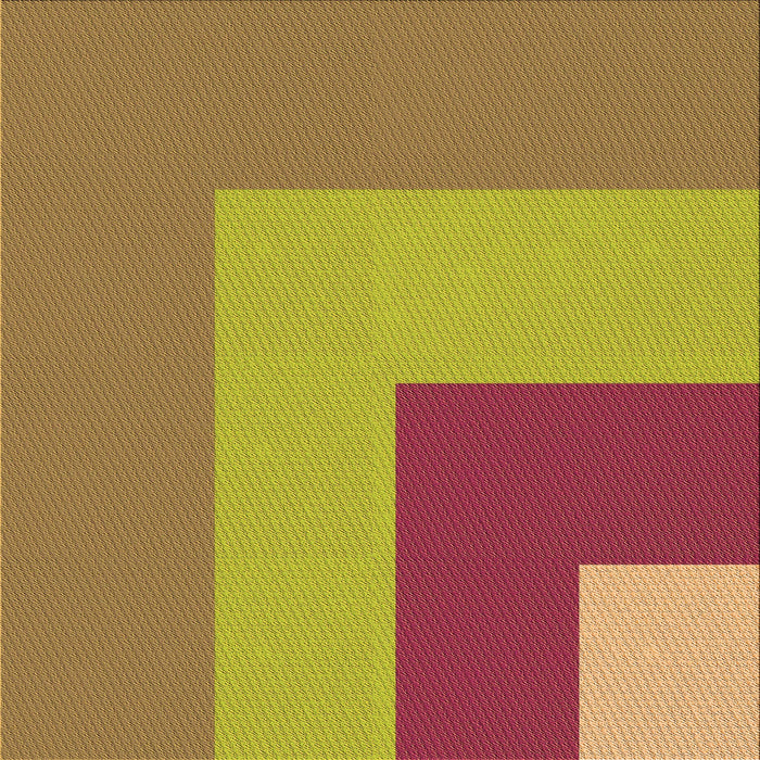 Round Machine Washable Transitional Yellow Rug, wshpat3842org