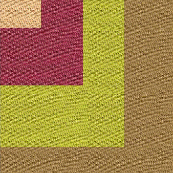 Patterned Yellow Rug, pat3842org