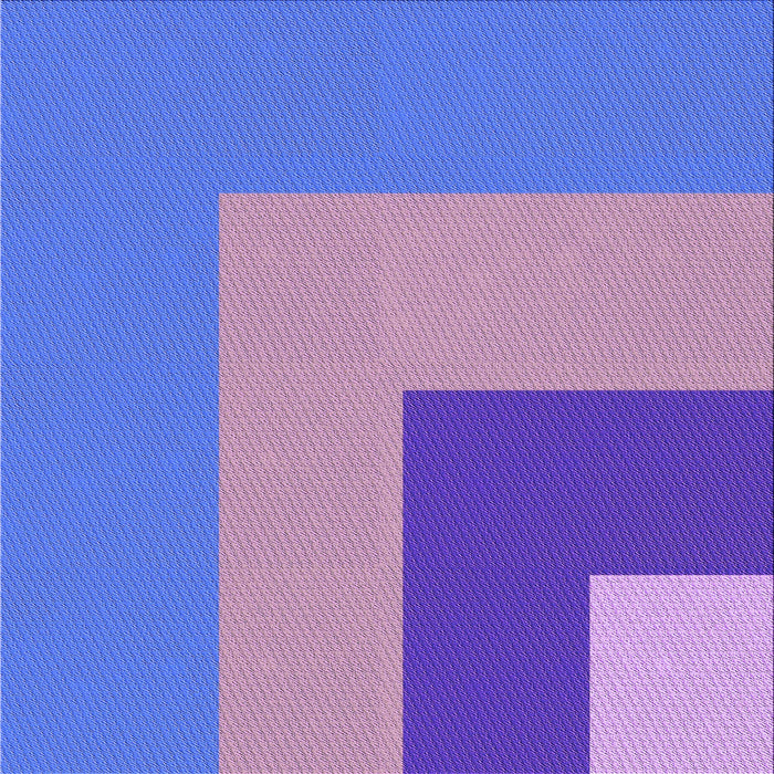 Round Patterned Purple Mimosa Purple Rug, pat3842pur