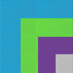 Square Patterned Blue Novelty Rug, pat3842