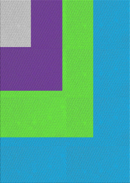 Patterned Blue Novelty Rug, pat3842